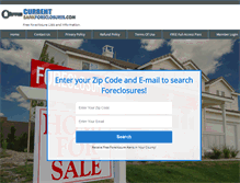 Tablet Screenshot of currentbankforeclosures.com